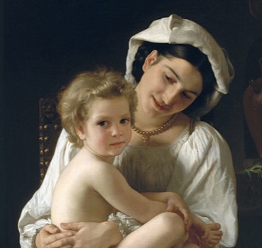 Woman and child