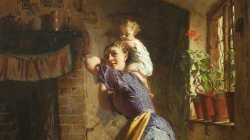 Adulting: Fighting The Don’t Wanna George Elgar Hicks The Happy Mother 1886 E1545071745935